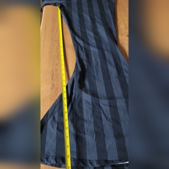 KILLSTAR Women's Inferno Room Flare Pants in Black & Gray Stripe size XXL - Picture 8 of 9